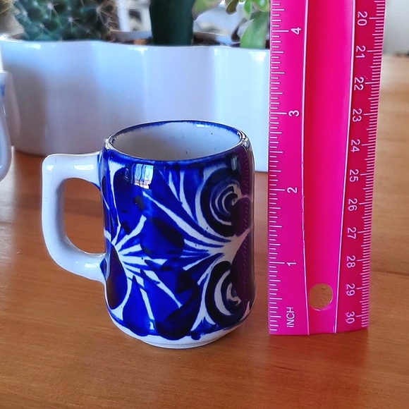 Lot of handmade,ceramic glazed Tea&Espresso Cups - Picture 10 of 12